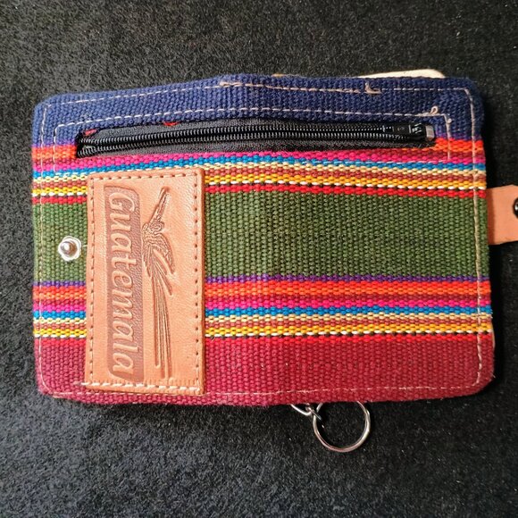 NWOT: Bundle Handmade Guatemalan Artisan Wallet & Coin Purse and Amulet Bag - Picture 5 of 16